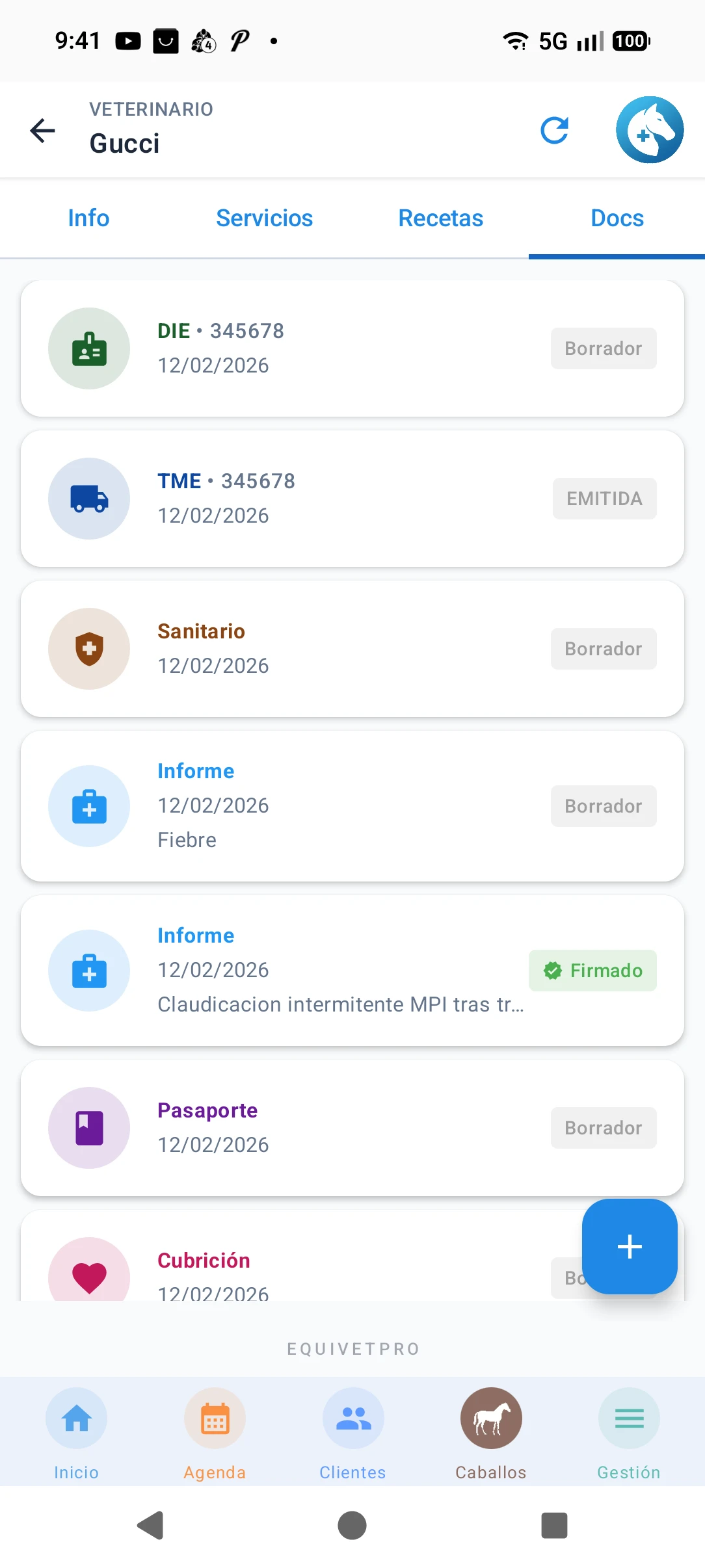 Documentos oficiales: DIE, TME, certificados con firma digital